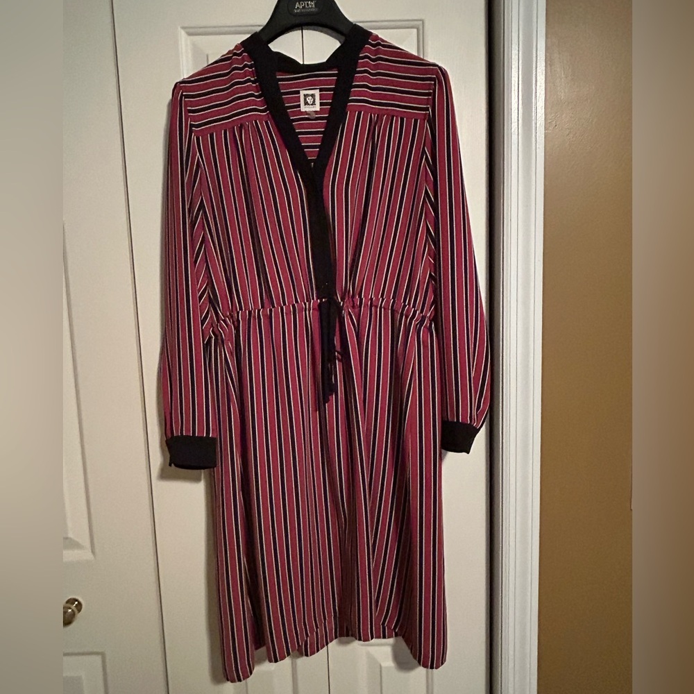 Striped Long Sleeve Dress